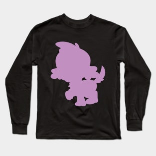 Spike The Dog Silhouette Long Sleeve T-Shirt